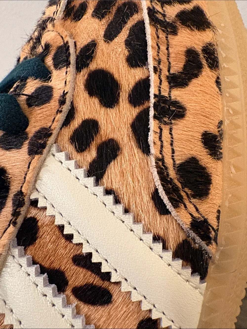 NIB [adidas] Samba OG Leopard Magic Beige Low-Top Sneakers Shoes Women's 10.5